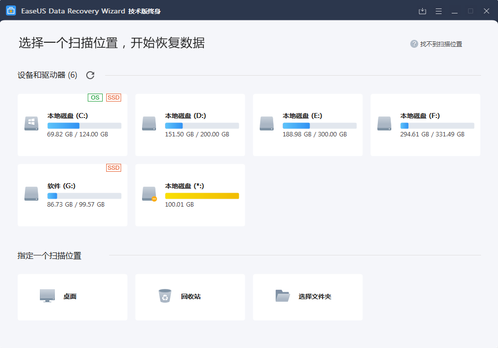 易我数据恢复软件技术版终身版v16.5.0 绿色最新版-2Y资源网