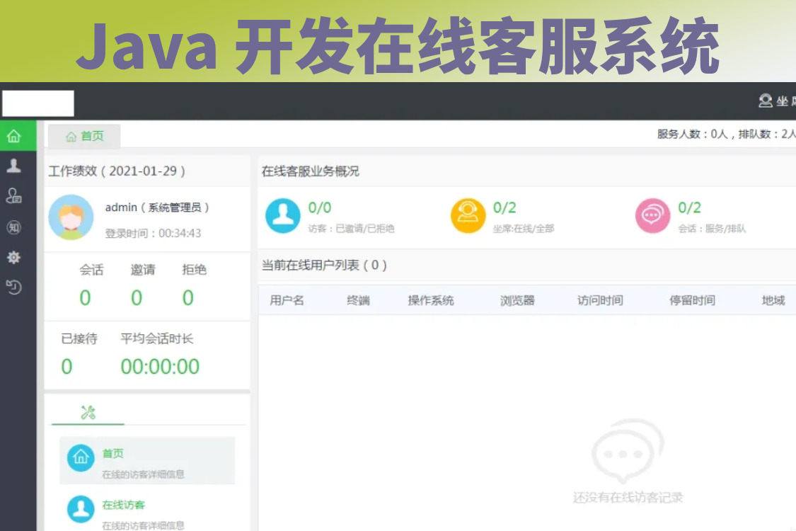 Java 开发在线客服系统｜企业网站官网客服系统｜网页聊天咨询客服
